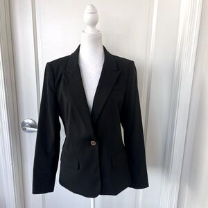 Ivanka Trump Black Women’s Blazer With Gold Button Size 10